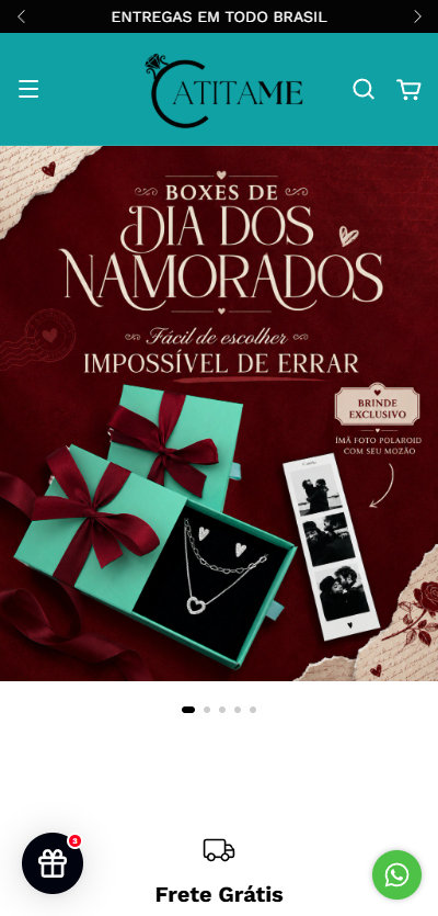 Preview do site E-commerce de semijoias
