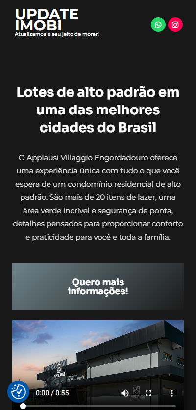 Preview do site Imobiliária