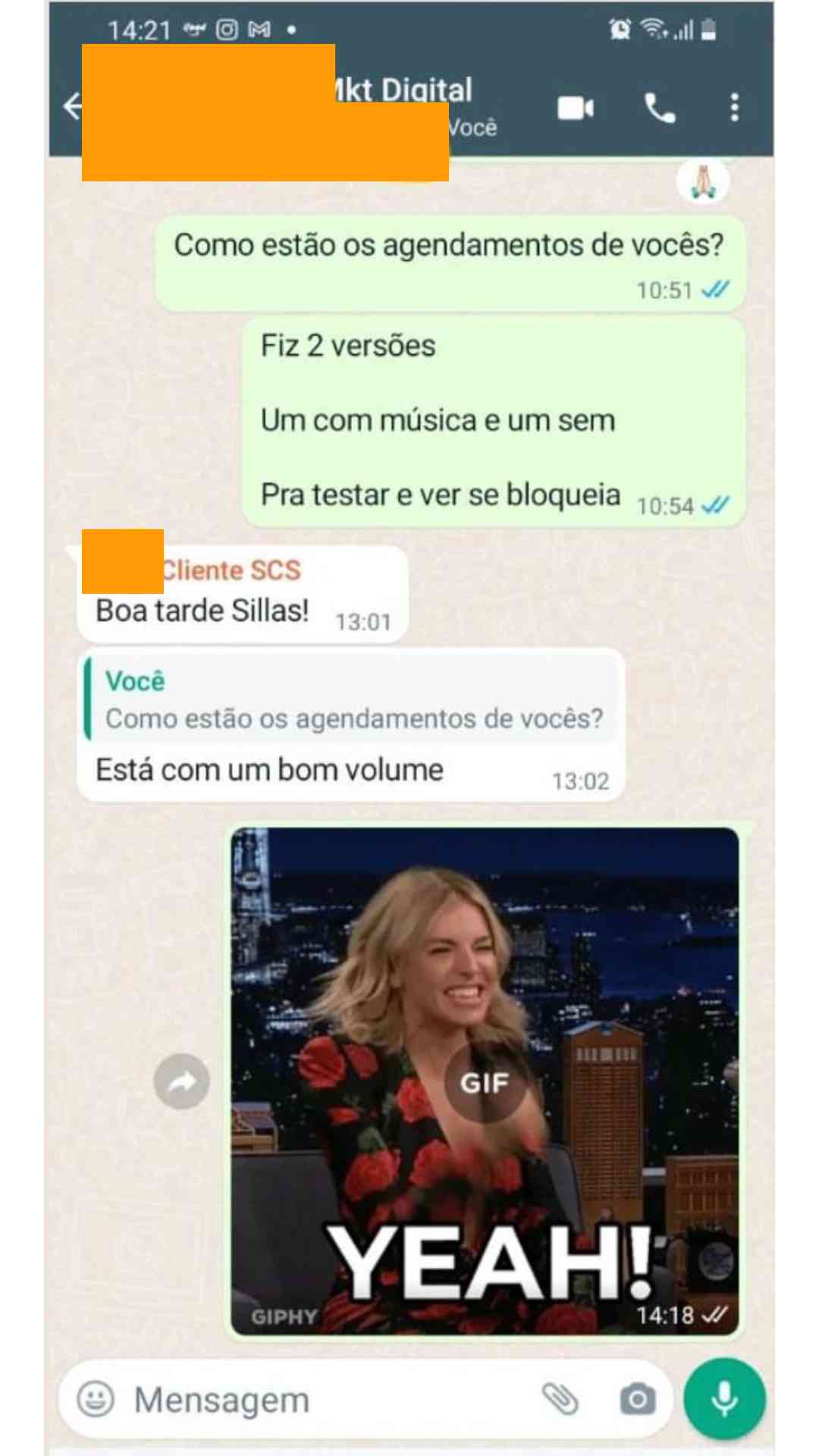 Depoimento vertical de cliente da SCS Mídia