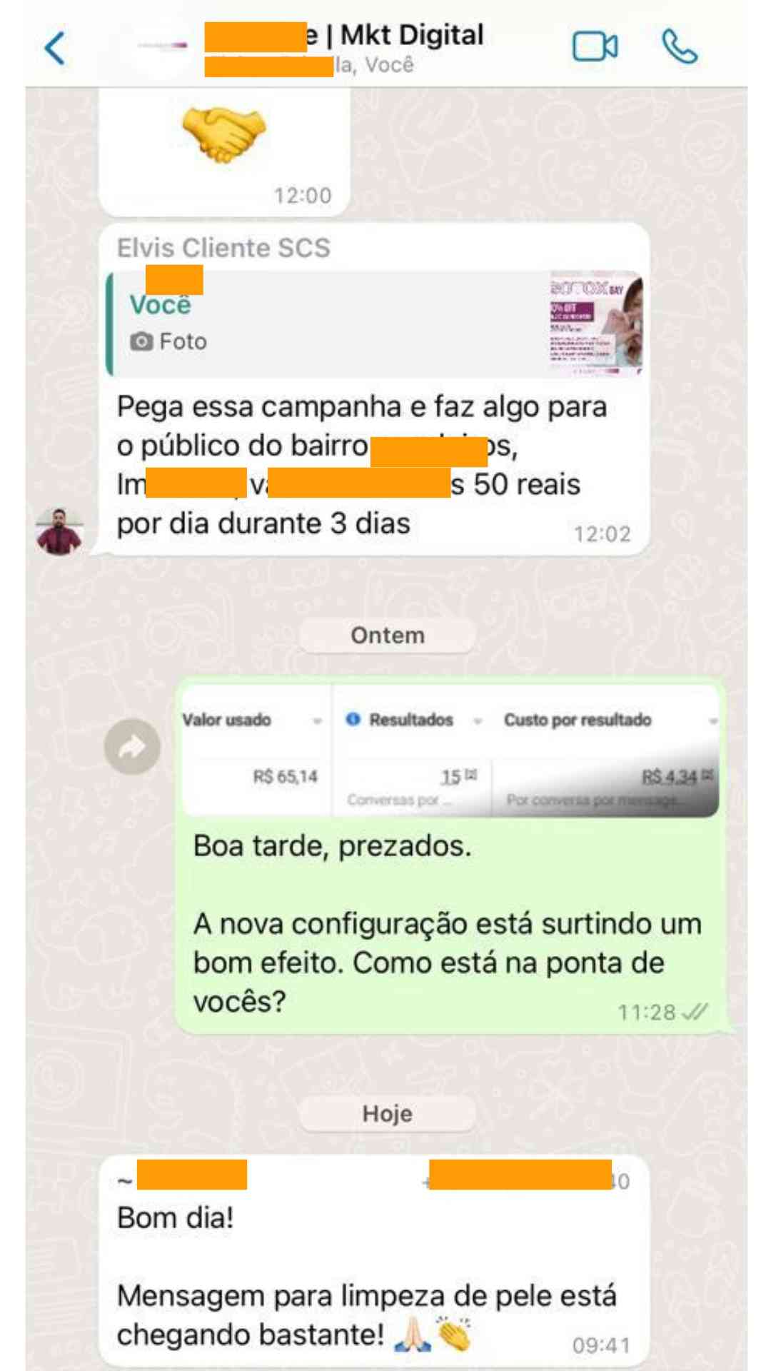 Depoimento vertical de cliente da SCS Mídia
